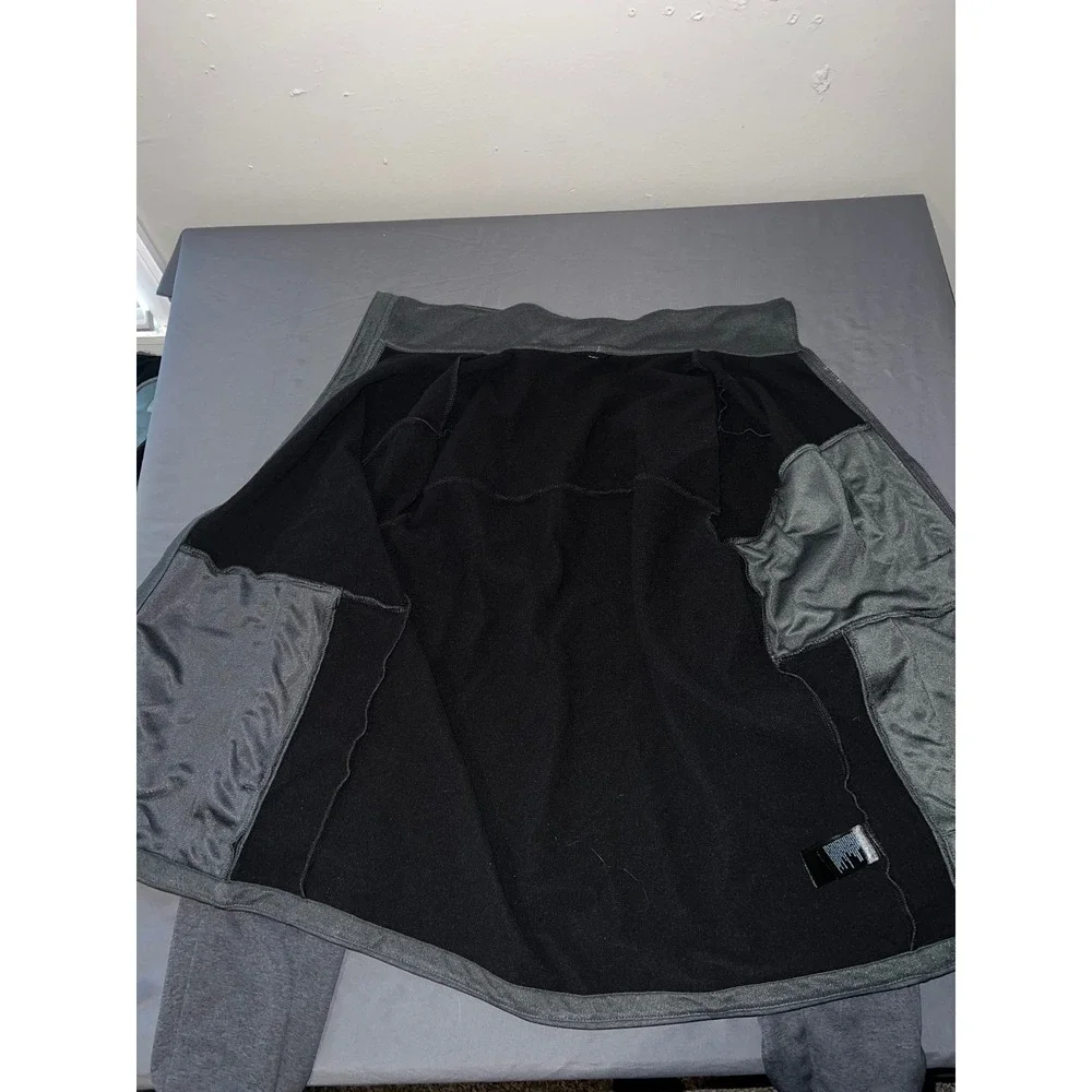 The North Face WindWall Jacket Mens L Gray Excellent Full Zip Softshell Fleece
